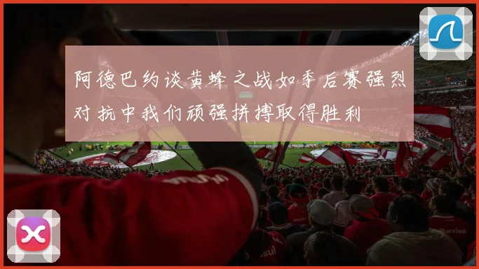 阿德巴约谈黄蜂之战如季后赛强烈对抗中我们顽强拼搏取得胜利